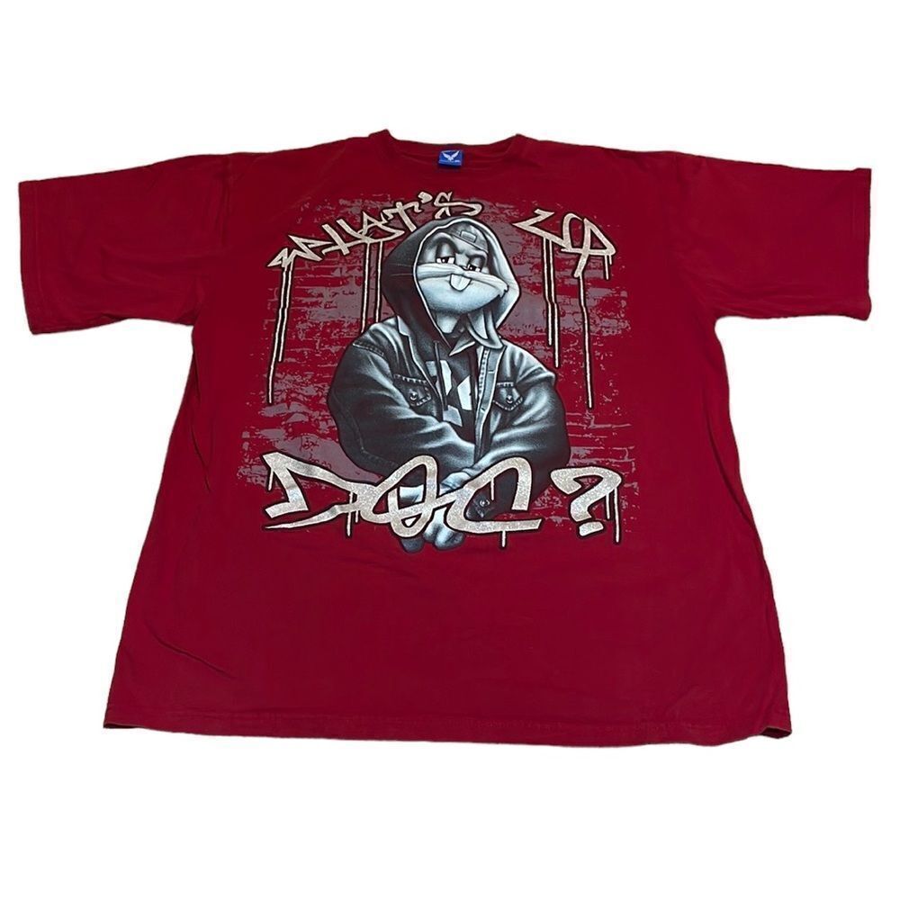 Metal Jeans Bugs Bunny, What’s up Doc? Warner, T-shirt, red 4X